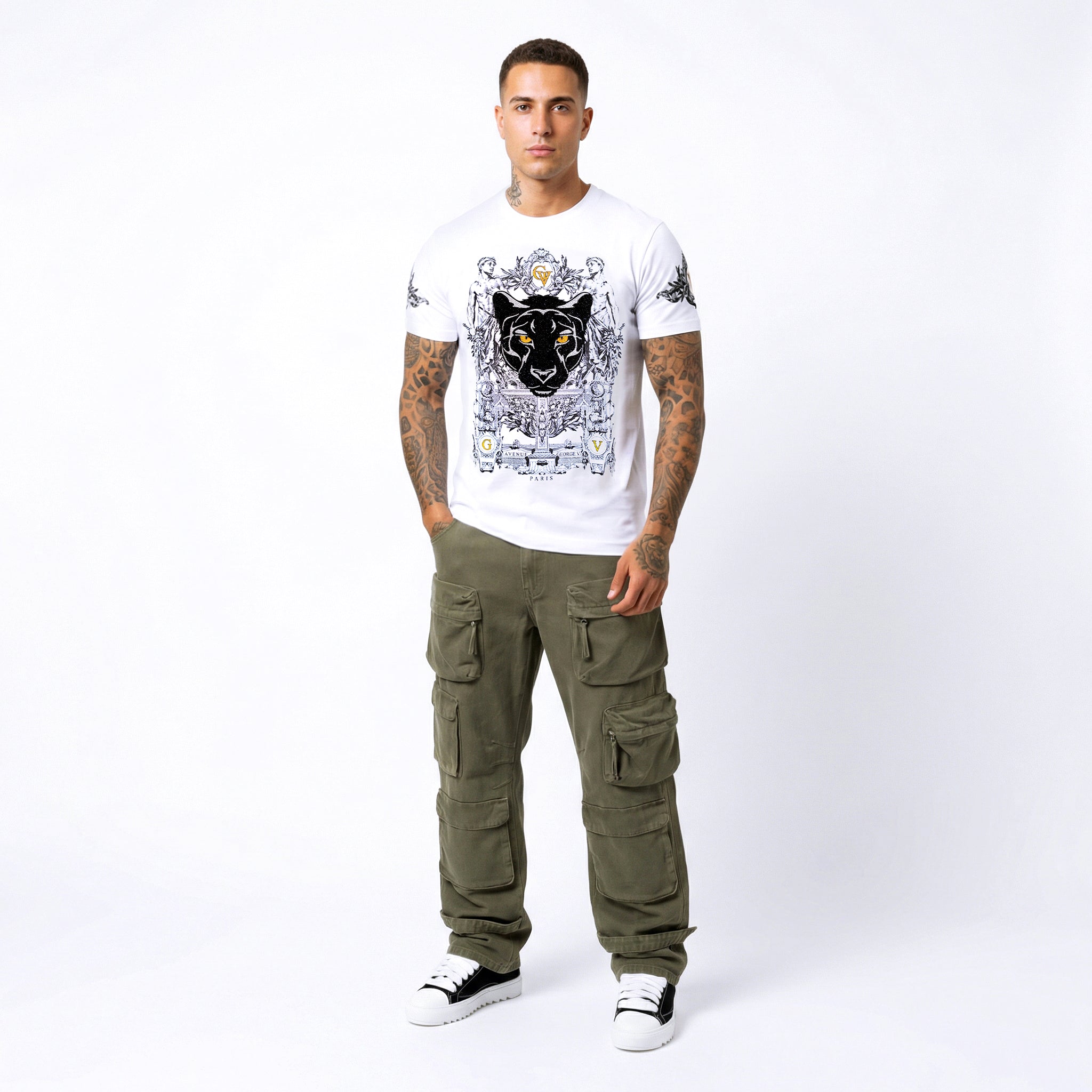 Camiseta George V "Royal Black Panther"