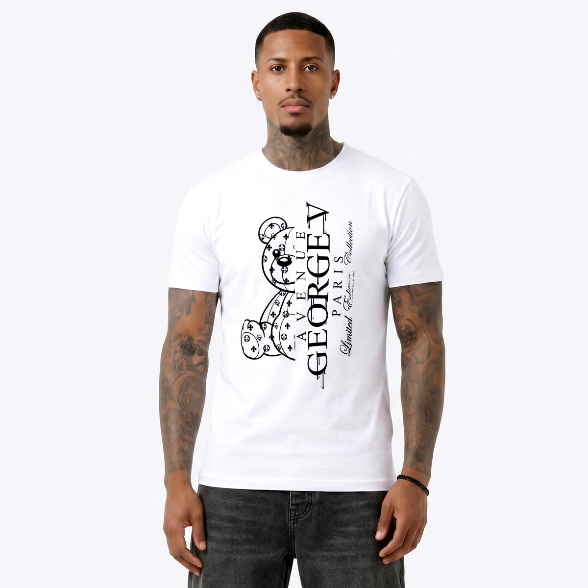 Camiseta George V "Bear Monogram"