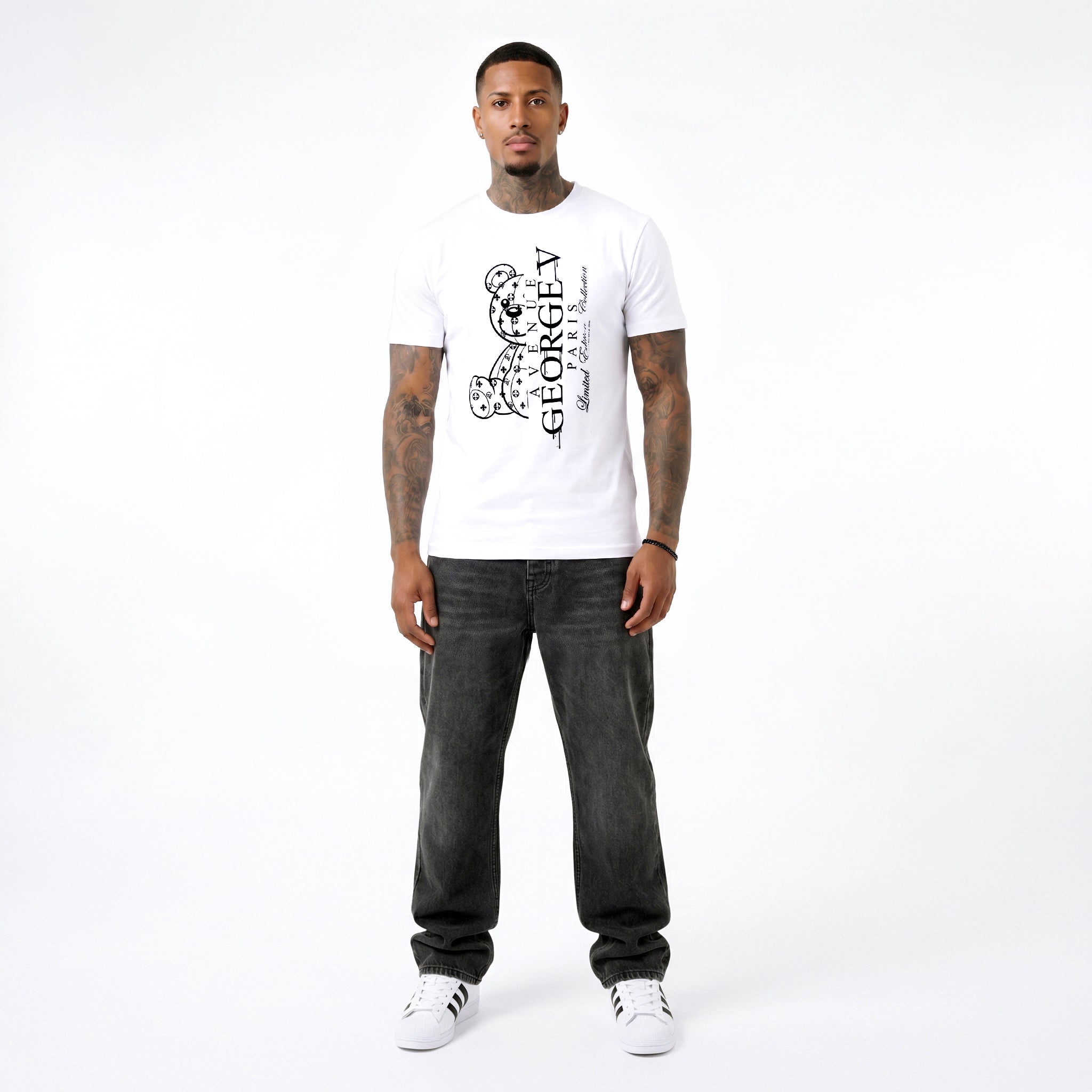 Camiseta George V "Bear Monogram"