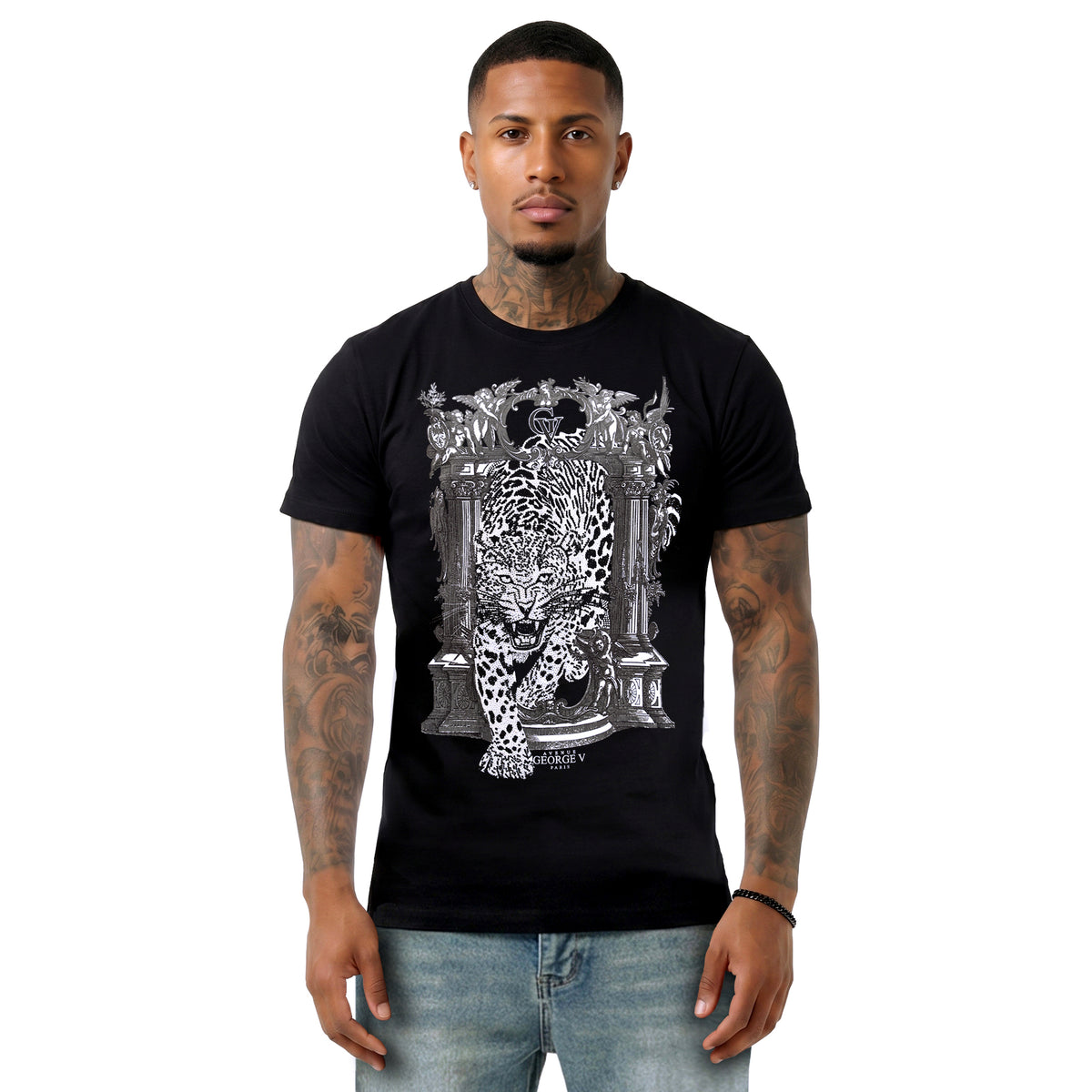 Camiseta George V "Leopard Baroque"