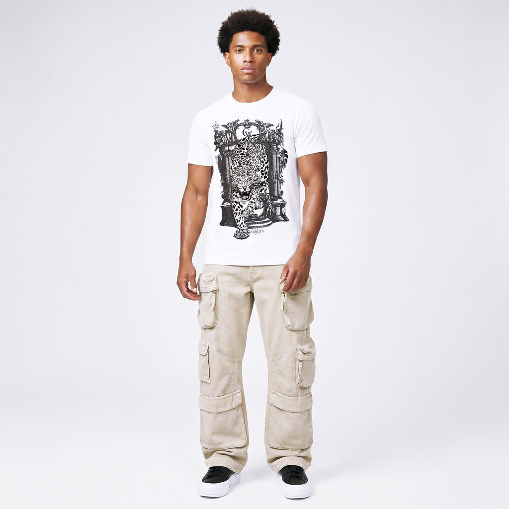 Camiseta George V "Leopard Baroque"