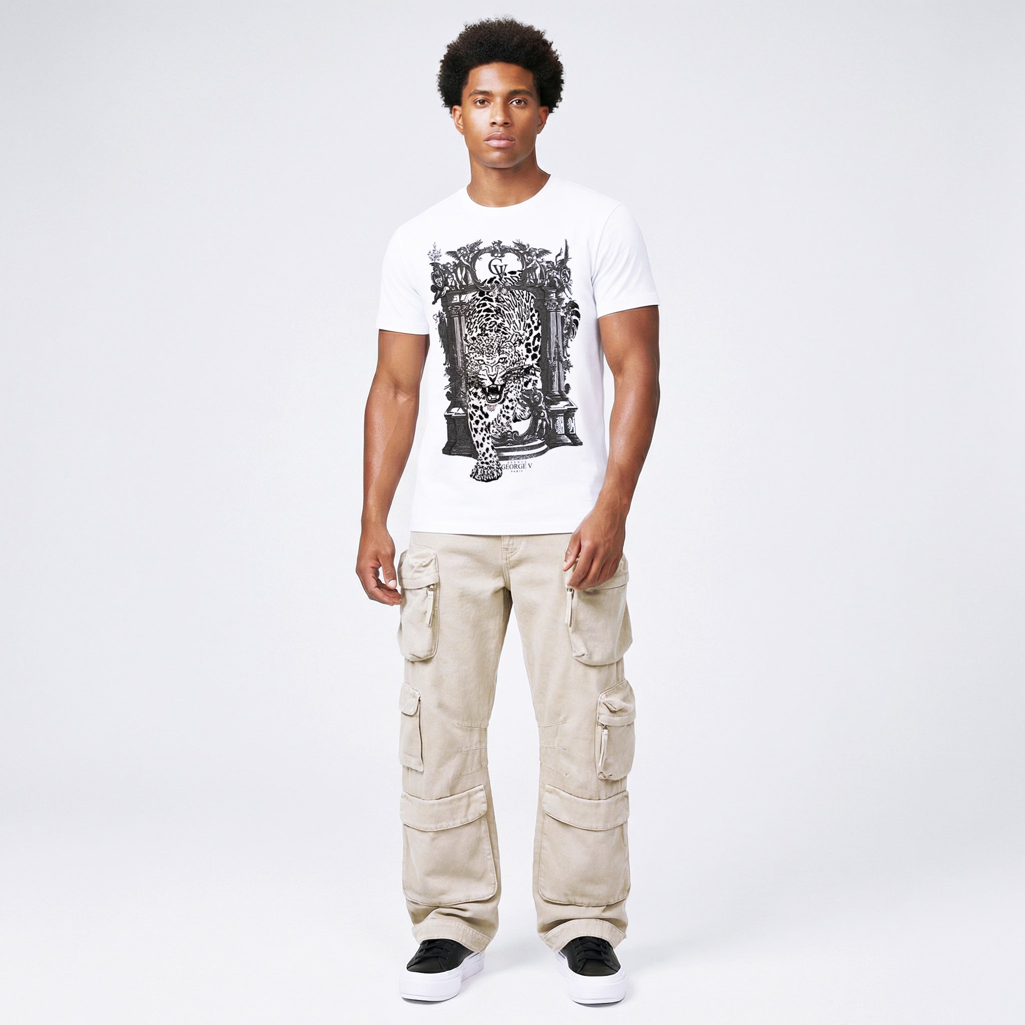Camiseta George V "Leopard Baroque"