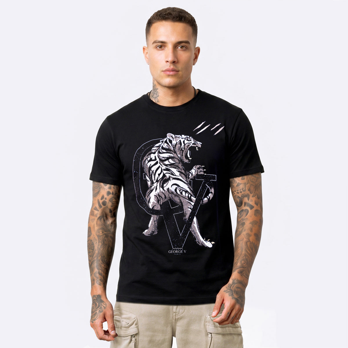 Camiseta George V "Tiger Scratch"