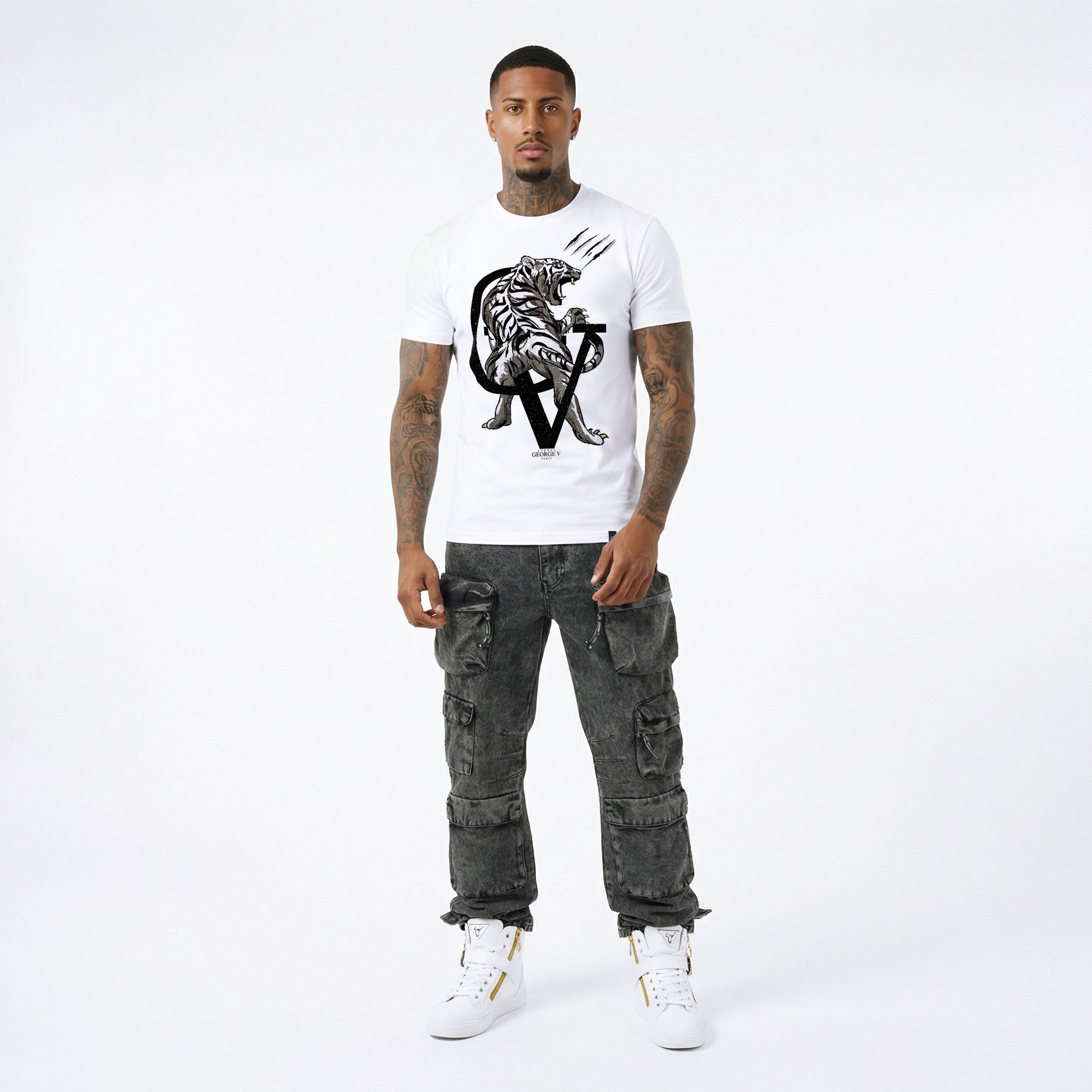 Camiseta George V "Tiger Scratch"